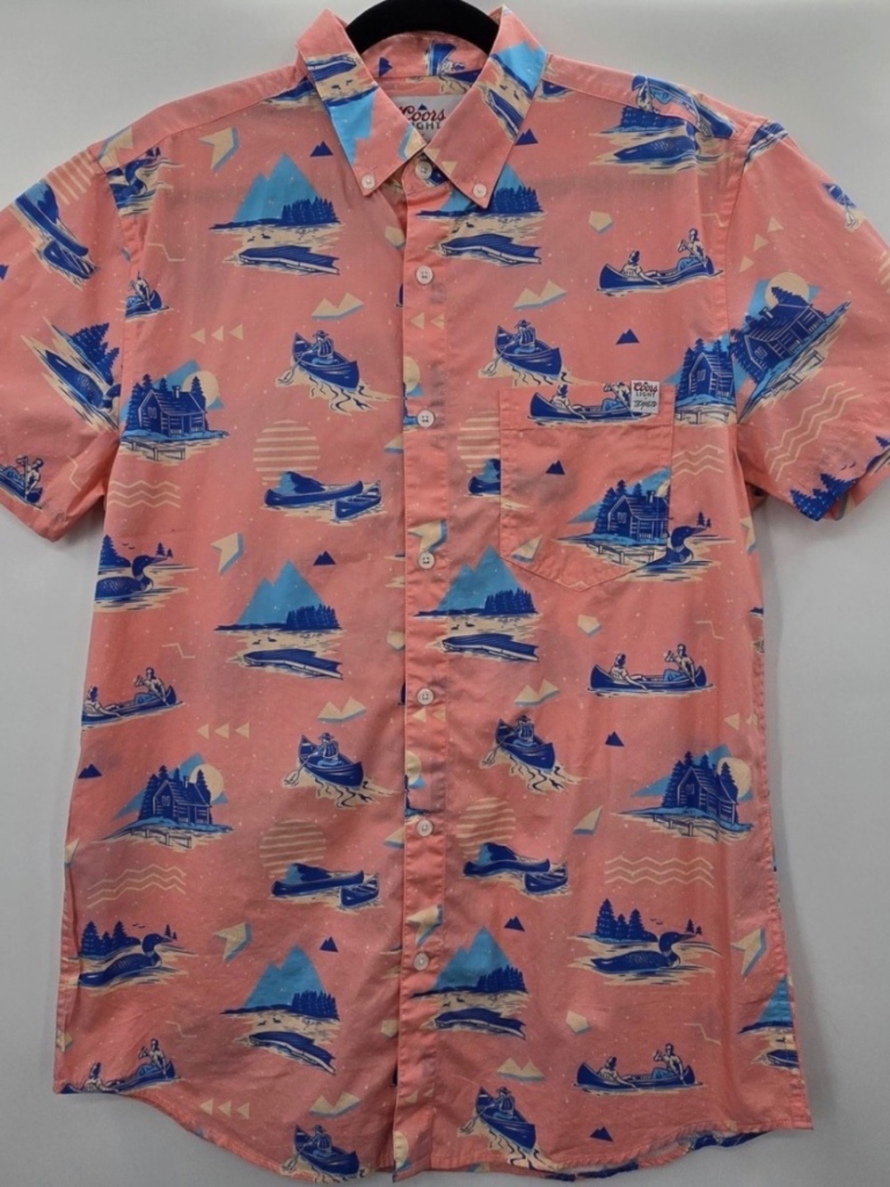 Coors Light Golf Shirt + Bucket Hat (Brand New)